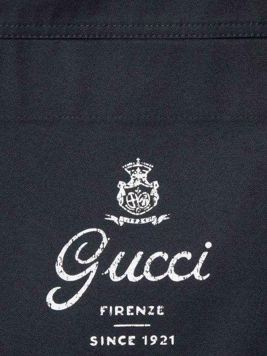 26SS 구찌 프린트 코튼 트윌 셔츠 851711 ZAQH54440 - GUCCI