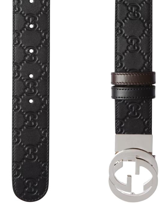 26SS 구찌 가죽 벨트 473030 CWCWN1070 BLACK - GUCCI