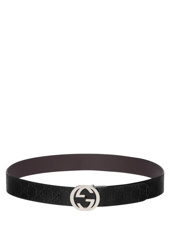 26SS 구찌 가죽 벨트 473030 CWCWN1070 BLACK