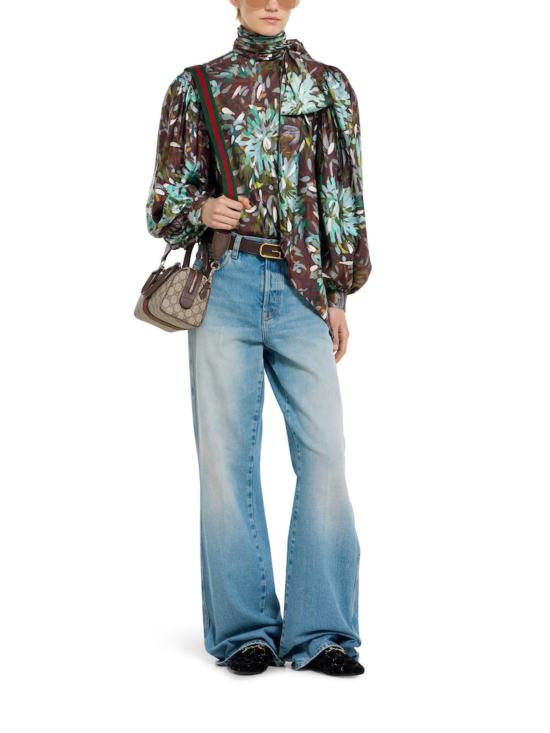 26SS 구찌 데님 팬츠 852212 XDDDA4011 Light denim - GUCCI