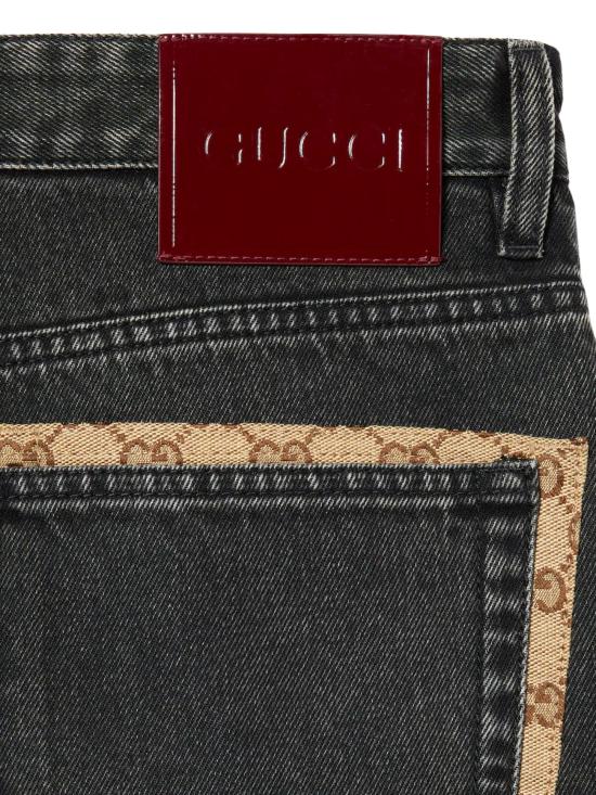 26SS 구찌 데님 팬츠 852359 XDDE51000 Black - GUCCI