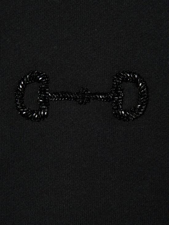 26SS 구찌 자수 코튼 저지 스웨트셔츠 837931 XJHMP1043 Black - GUCCI