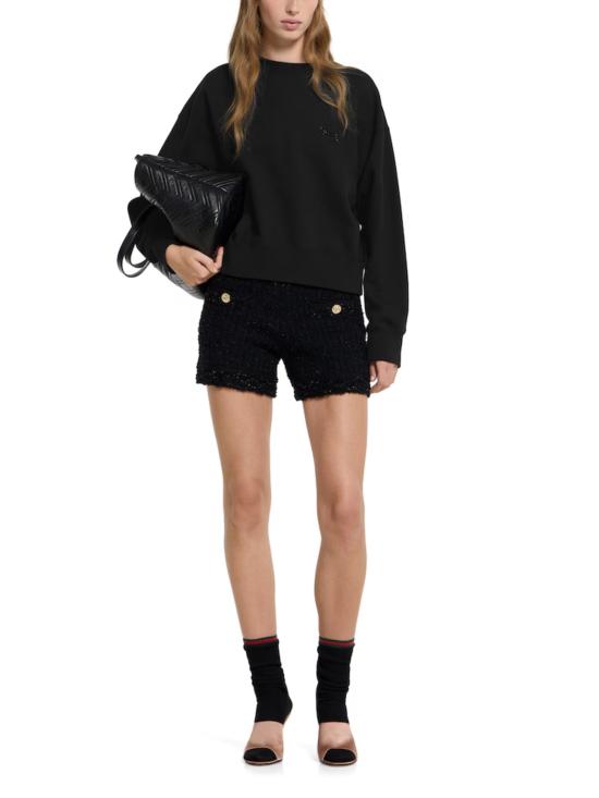 26SS 구찌 자수 코튼 저지 스웨트셔츠 837931 XJHMP1043 Black - GUCCI