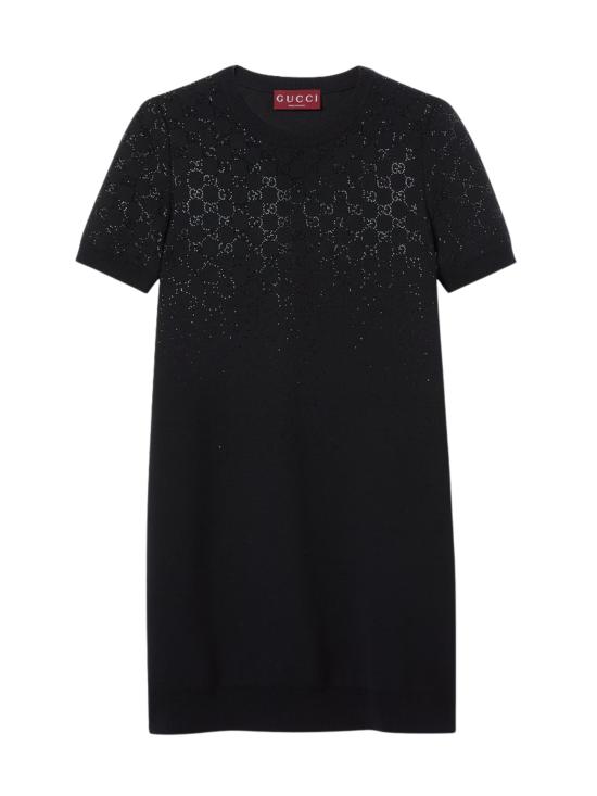 26SS 구찌 미디 원피스 852066 XKFB31043 Nero