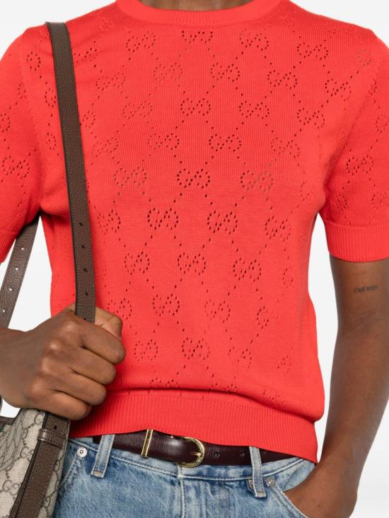 26SS 구찌 스웨터 856204 XKFCO5741 Rosso - GUCCI