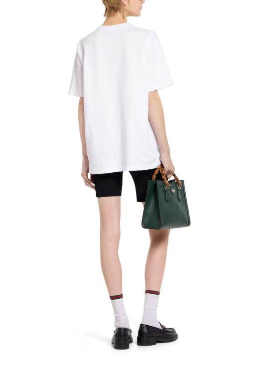 26SS 구찌 자수 코튼 저지 티셔츠 837959 XJHMR9051 Bianco - GUCCI