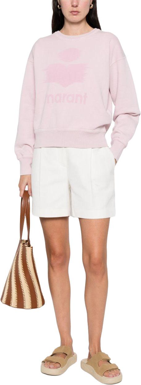 26SS 이자벨마랑 모빌리 스웨트 셔츠 SW0011FAC1M04E40LK PINK - ISABEL MARANT