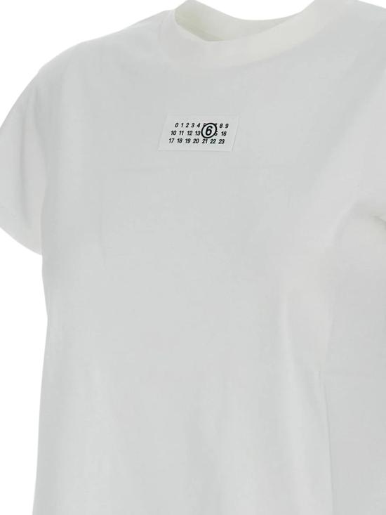 26SS MM6 메종마르지엘라 뉴메릭 코튼 저지 티셔츠 S52GC0327 M20170101 WHITE - MM6 MAISON MARGIELA