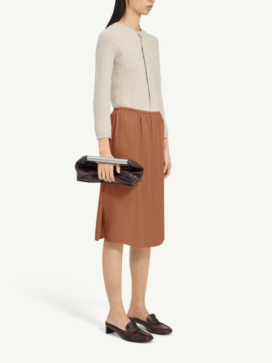 26SS MM6 메종마르지엘라 미디 스커트 S62ME0029 M35880133 Marrone - MM6 MAISON MARGIELA
