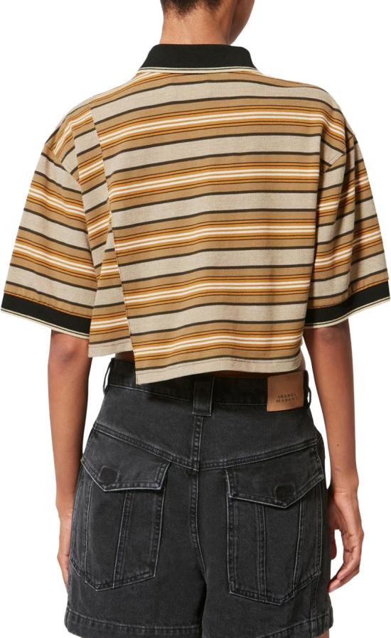 26SS 이자벨마랑 폴로 티셔츠 HT0836FAD1K04EBEKH BEIGE - ISABEL MARANT