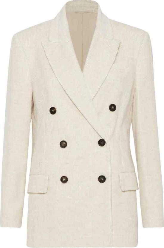  브루넬로 쿠치넬리 수트 자켓 MD5767032PTD576C058 WHITE