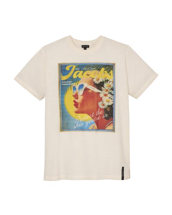 26FW 마크제이콥스 반팔 티셔츠 2P6RTP011C41 101 BIANCO MULTI