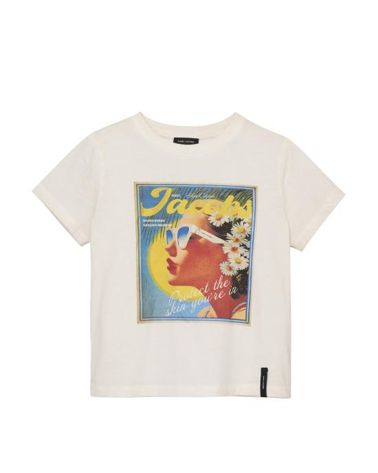26FW 마크제이콥스 반팔 티셔츠 2P6RTP009C40 101 BIANCO MULTI