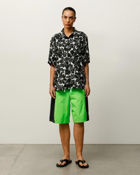 26SS 스투시 반팔 셔츠 1110386 0001 Black - STUSSY