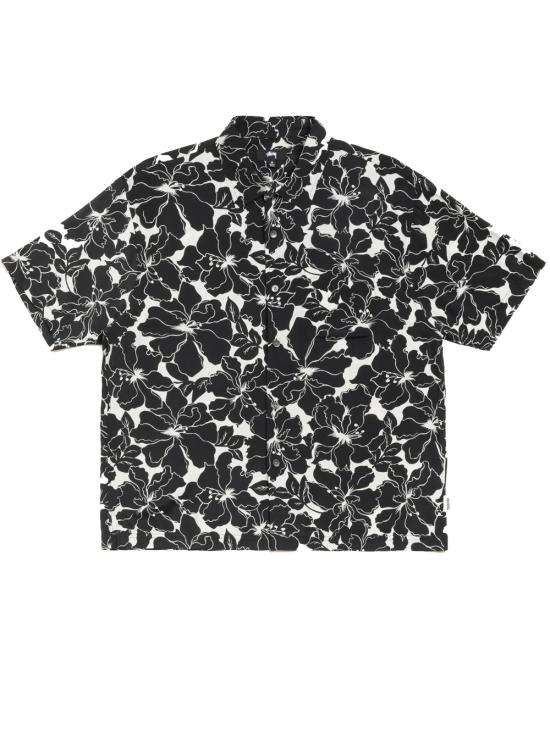 26SS 스투시 반팔 셔츠 1110386 0001 Black