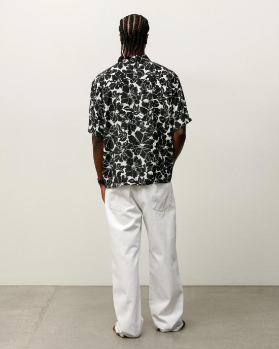 26SS 스투시 반팔 셔츠 1110386 0001 Black - STUSSY