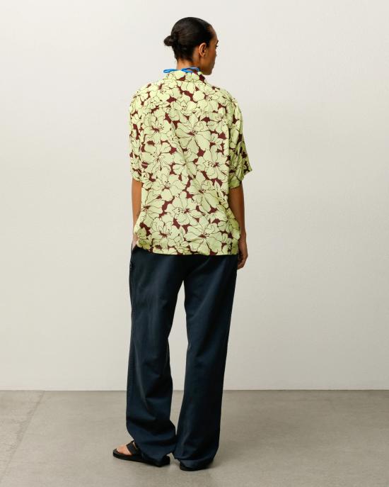 26SS 스투시 반팔 셔츠 1110386 0412 Lime - STUSSY