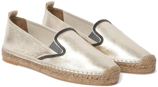  브루넬로 쿠치넬리 로퍼 MZLMG2722PTZLMNC9124 GOLD - BRUNELLO CUCINELLI