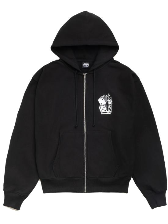 26SS 스투시 후드 티셔츠 1975187 0001 Black