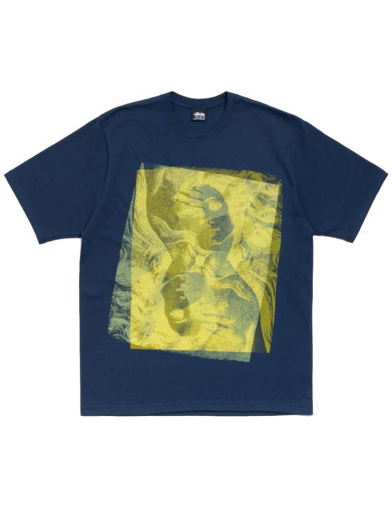 26SS 스투시 반팔 티셔츠 1905194 0806 Navy