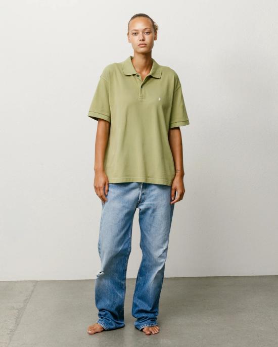 26SS 스투시 폴로 티셔츠 1140367 20125 Leaf - STUSSY
