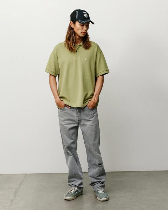 26SS 스투시 폴로 티셔츠 1140367 20125 Leaf - STUSSY