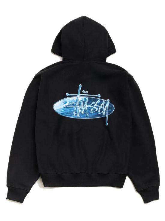 26SS 스투시 후드 티셔츠 1925181 0001 Black - STUSSY