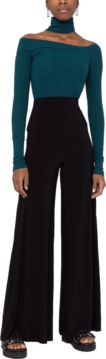 26SS 노마카말리 팔라초 팬츠 KK2277PL112001 BLACK - NORMA KAMALI