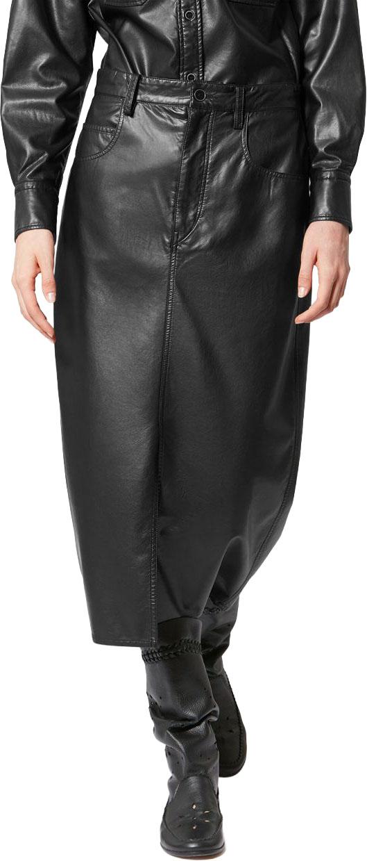 26SS 이자벨마랑 롱 스커트 JU0477FAD1B03E01BK BLACK - ISABEL MARANT