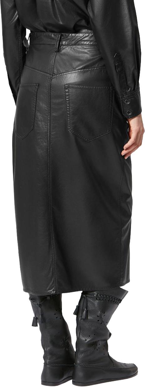 26SS 이자벨마랑 롱 스커트 JU0477FAD1B03E01BK BLACK - ISABEL MARANT