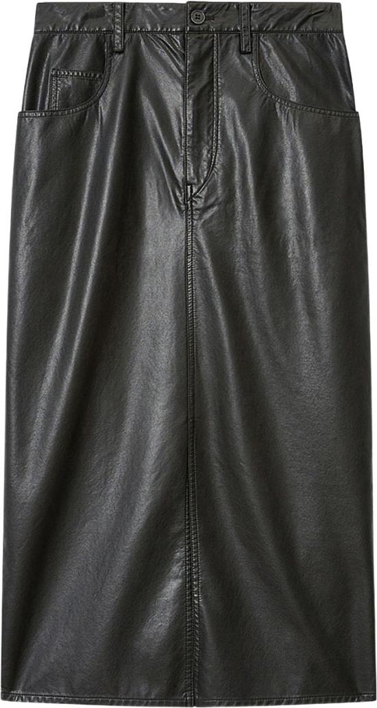 26SS 이자벨마랑 롱 스커트 JU0477FAD1B03E01BK BLACK