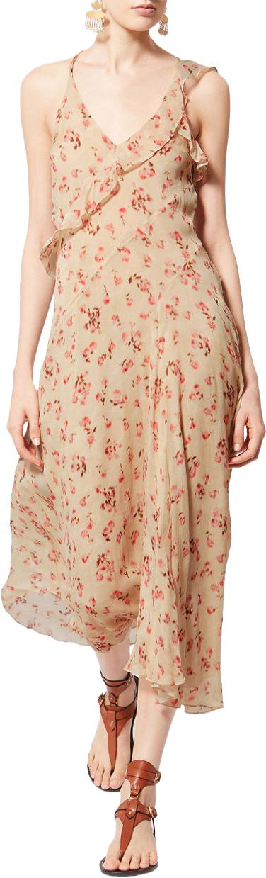 26SS 이자벨마랑 롱 원피스 RO1002FAD1J08E90BE BEIGE - ISABEL MARANT