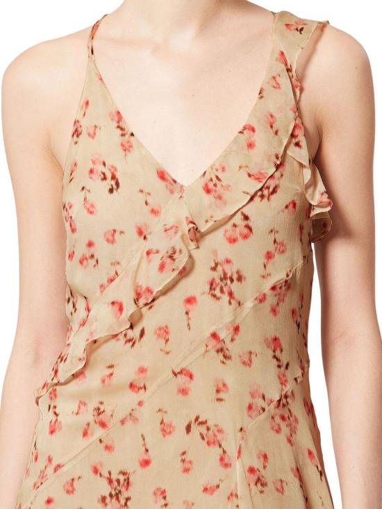 26SS 이자벨마랑 롱 원피스 RO1002FAD1J08E90BE BEIGE - ISABEL MARANT