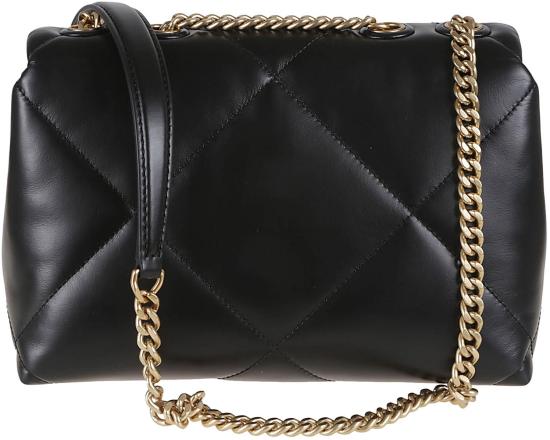 26FW 토리버치 스몰 키라 다이아몬드 퀼트 컨버터블 숄더백 154706001 BLACK - TORY BURCH