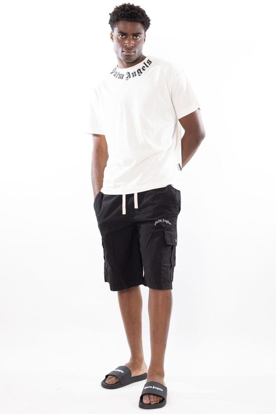 26SS 팜앤젤스 숏팬츠 PMCS012S26FAB002 BLACK Black - PALM ANGELS