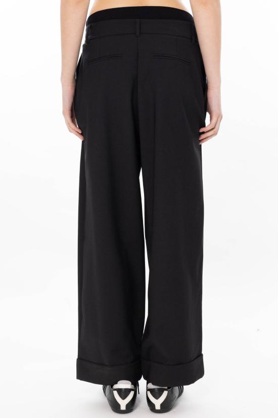 26SS 메이메이즈 스트레이트 팬츠 M6PH05 100 Black - MEIMEIJ