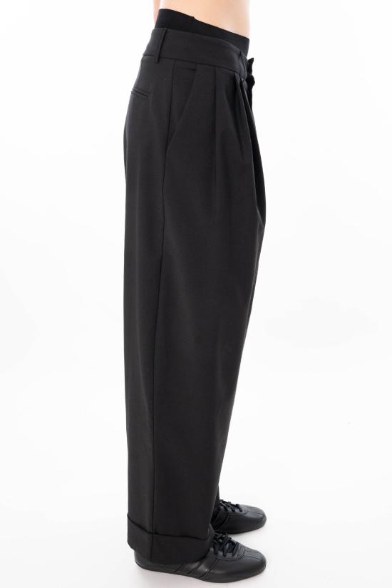 26SS 메이메이즈 스트레이트 팬츠 M6PH05 100 Black - MEIMEIJ