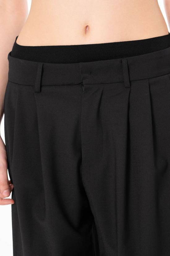 26SS 메이메이즈 스트레이트 팬츠 M6PH05 100 Black - MEIMEIJ