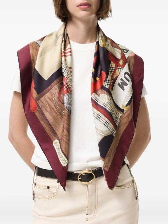 26FW 버버리 머플러/스카프 8127441 A1308 Oxblood - BURBERRY