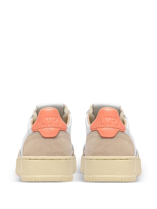 26SS 오트리 메달리스트 로우 레더 스니커즈 AULW LS13WHT PEACHP - AUTRY