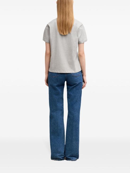 26SS 아미 스몰 하트 로고 티셔츠 BFUTS035 7240951 Gray - AMI