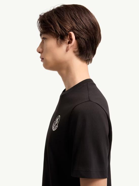 26FW 몽클레어 반팔 티셔츠 L20918C0002589AUG 999 Nero - MONCLER