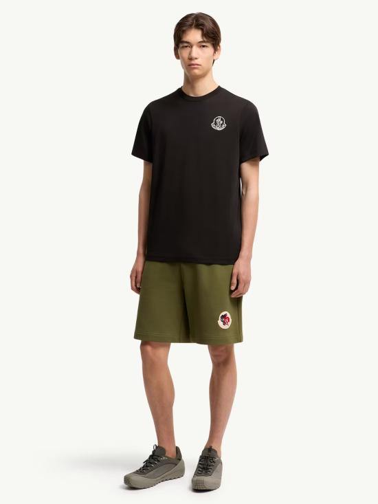 26FW 몽클레어 반팔 티셔츠 L20918C0002589AUG 999 Nero - MONCLER