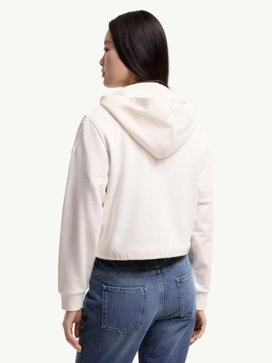 26FW 몽클레어 후드 티셔츠 L20938G0000589A8F 034 Bianco - MONCLER