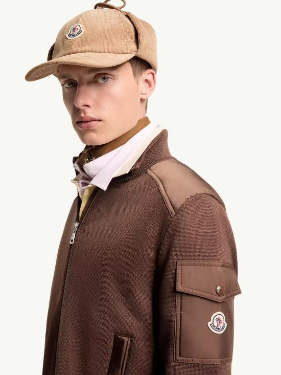 26FW 몽클레어 집업 니트 L20919B00003M1131 262 Marrone - MONCLER