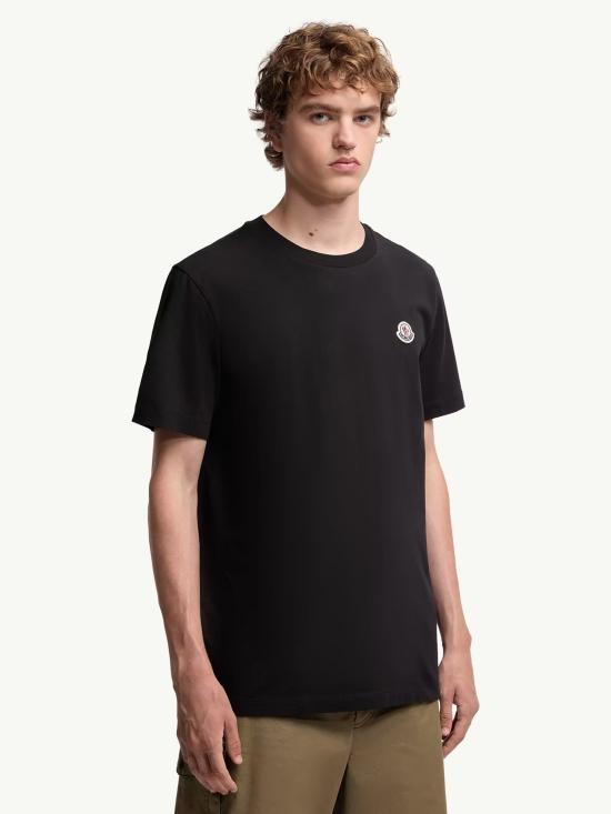 26FW 몽클레어 반팔 티셔츠 L20918C00042829H8 999 Nero - MONCLER