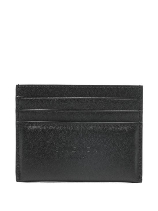 26FW 지방시 레더 안티고나 스탬프 카드 홀더 BK60G0K21L 001 Nero