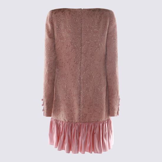 25FW 발렌티노 가라바니 미디 원피스 7B0VAGF6 9TBR10 ROSA ANTICO - VALENTINO GARAVANI