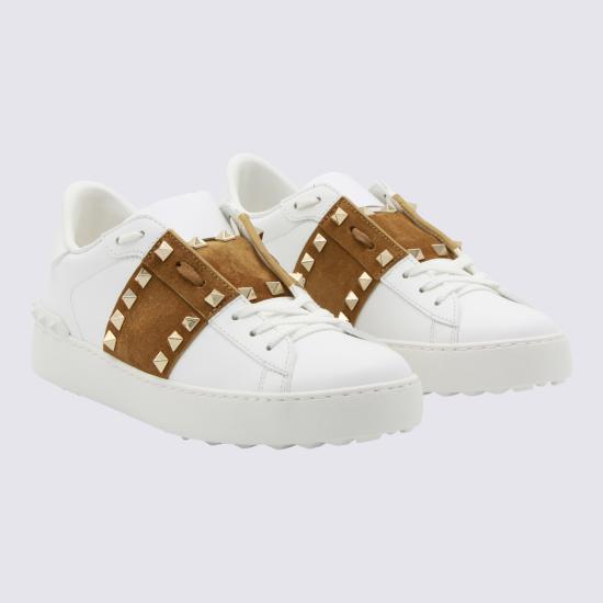 26FW 발렌티노 가라바니 스니커즈 9W2S0A01 ZBV3DZ BIANCO HAVANA BEIGE BIANCO - VALENTINO GARAVANI