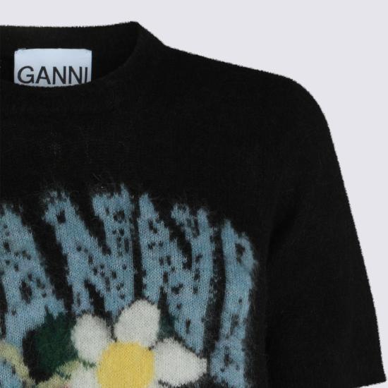 26FW 가니 반팔 티셔츠 A1050226 099 Black - GANNI